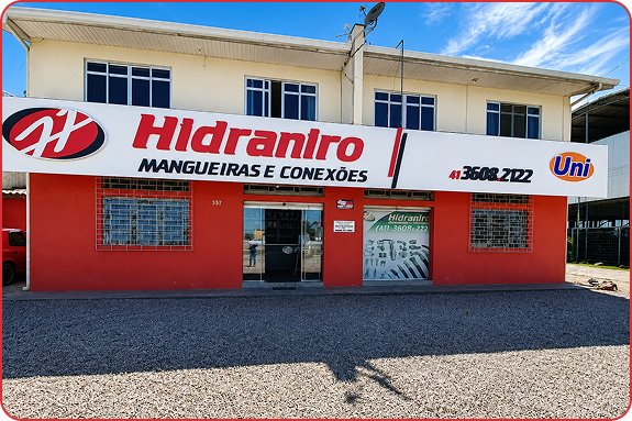 Fachada da loja Hidraniro